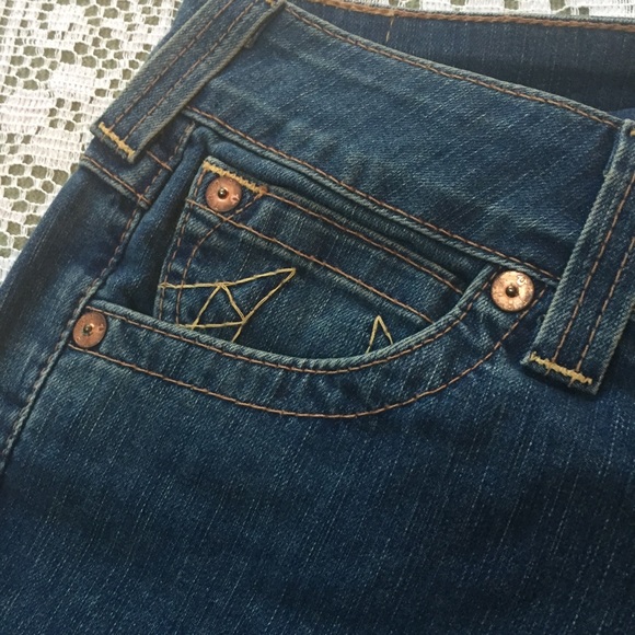 Y2K True Religion Joey 7” Rise Boot Cut Flare Jeans Sz 28 - Picture 7 of 15